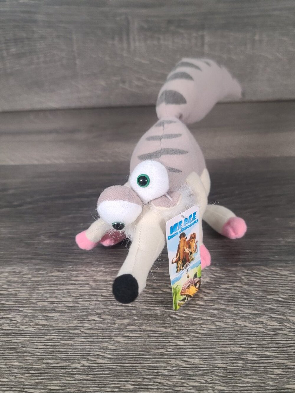 NWT 2008 Nanco Ice Age Dawn Of The Dinosaurs Scrat Plush